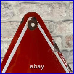 TEXACO Enamel Sign 22.4x19.7 (57x50cm) Nice Motor Oil Garage Vintage Decoration