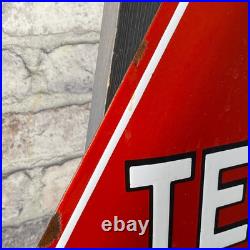 TEXACO Enamel Sign 22.4x19.7 (57x50cm) Nice Motor Oil Garage Vintage Decoration TEXACO Enamel Sign 22.4x19.7 (57x50cm) Nice Motor Oil Garage Vintage Decoration