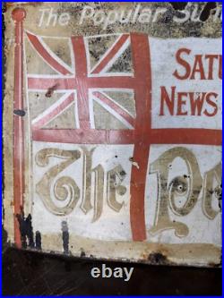 THE PEOPLE Vintage Enamel Sign For Sale Original THE PEOPLE Vintage Enamel Sign For Sale Original