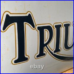 TRIUMPH Enamel Sign 23.6x11.8 (60x30cm) Nice Motorcycle Club Vintage Decoration TRIUMPH Enamel Sign 23.6x11.8 (60x30cm) Nice Motorcycle Club Vintage Decoration