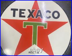 Texaaco Porcelain Enamel Sign