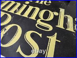The Birmingham Post On Sale Here Vintage Sign