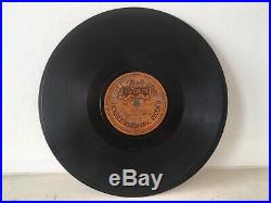 The Twin Gramophone Records Sold Here Porcelain Enamel Sign Vintage 24 x 18