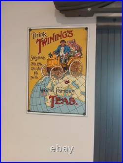Twinings Tea Vintage Enamel Sign