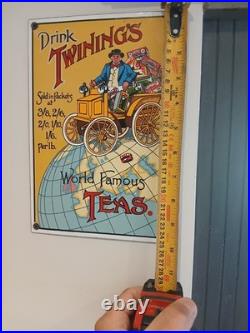 Twinings Tea Vintage Enamel Sign