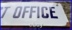 Twyford Rd Post Office Vintage Enamel Advertsing Sign Royal Mail Parcel Shop