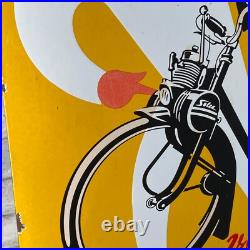 VELOSOLEX Enamel Sign 23.6x15.7 (60x40cm) Rare Vintage Handmade Big Garage Sign VELOSOLEX Enamel Sign 23.6x15.7 (60x40cm) Rare Vintage Handmade Big Garage Sign