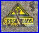 VINTAGE_AA_CROSS_ROADS_ENAMEL_SIGN_1920_s_1930_s_FRANCO_SIGNS_Pre_War_Car_01_vd