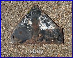 VINTAGE AA CROSS ROADS ENAMEL SIGN 1920's / 1930's. FRANCO SIGNS Pre War Car