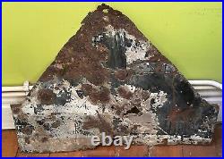 VINTAGE AA CROSS ROADS ENAMEL SIGN 1930's POOR CONDITION RARE