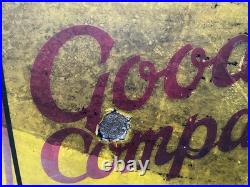 VINTAGE ENAMEL RAILWAY PASSENGERS ASSURANCE COMPANY SIGN 1920's / 30's