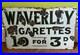 VINTAGE_ENAMEL_SIGN_WAVERLEY_CIGARETTES_1920_S_30_s_DOUBLE_SIDED_01_dbl