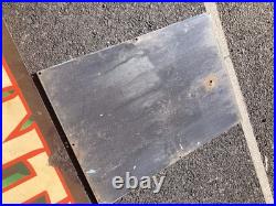 VINTAGE EVENING MAIL NEWSPAPER ENAMEL SIGN ADVERTISING SIGN Totally Original