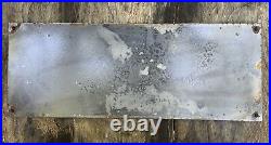 VW Germany Vintage Steel Enamel Sign