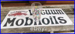 Vacuum Gargoyle Vintage ENAMEL SIGN MAN CAVE / GARAGE MOBILOIL KITCHEN Vacuum Gargoyle Vintage ENAMEL SIGN MAN CAVE / GARAGE MOBILOIL KITCHEN