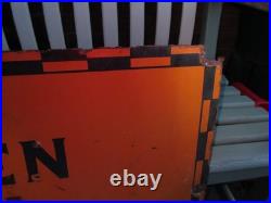 Vintage 1920s Ferndon Lawn Tennis Co Albermarle St London W1 Enamel Metal Sign