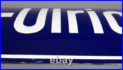 Vintage 1940s German Enamel Street Sign Carl Ulrich Strasse (Bad Wimpfen)