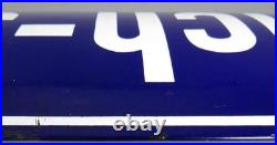 Vintage 1940s German Enamel Street Sign Carl Ulrich Strasse (Bad Wimpfen)