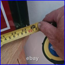 Vintage 50s French Double Sided Antargaz Enamel Sign Exellent Display Addition