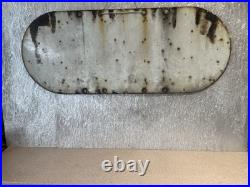 Vintage ATCOST Enamel Sign Original Farm Advertising
