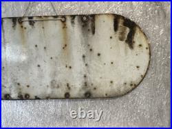 Vintage ATCOST Enamel Sign Original Farm Advertising