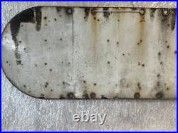 Vintage ATCOST Enamel Sign Original Farm Advertising