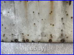 Vintage ATCOST Enamel Sign Original Farm Advertising