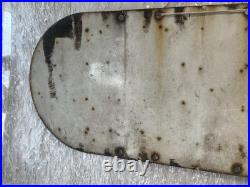 Vintage ATCOST Enamel Sign Original Farm Advertising