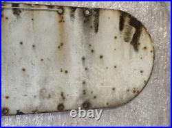 Vintage ATCOST Enamel Sign Original Farm Advertising