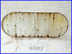 Vintage ATCOST Enamel Sign Original Farm Advertising, 76cm Vintage ATCOST Enamel Sign Original Farm Advertising, 76cm