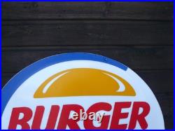 Vintage Advertising Sign, Not Enamel Sign, Not MC Donalds