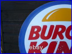 Vintage Advertising Sign, Not Enamel Sign, Not MC Donalds