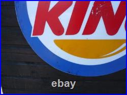 Vintage Advertising Sign, Not Enamel Sign, Not MC Donalds