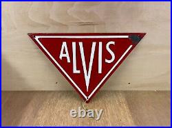 Vintage Alvis enamel sign