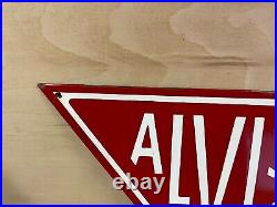 Vintage Alvis enamel sign