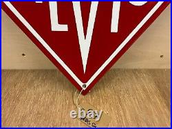 Vintage Alvis enamel sign