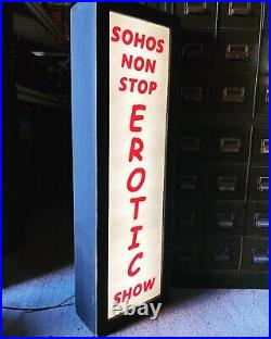 Vintage Antique Industrial SOHO advertising sign Light Shade Not Enamel