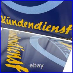 Vintage BÄREN Battery Service Enamel Advertising Sign Enamel Plaque