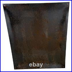 Vintage BÄREN Battery Service Enamel Advertising Sign Enamel Plaque