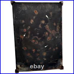 Vintage BEYERS Coffee & Tea Enamel Plaque Sign
