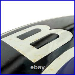 Vintage BMW Enamel Advertising Sign Email Plaque 50 cm