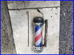 Vintage Barber Shop Sign Not Enamel Bar Garage Man Cave Spaire