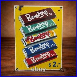 Vintage Bensdorp Enamel Advertising Sign Emaille Plaque
