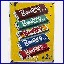 Vintage Bensdorp Enamel Advertising Sign Emaille Plaque