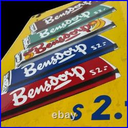 Vintage Bensdorp Enamel Advertising Sign Emaille Plaque