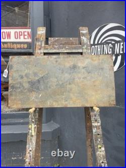 Vintage Blue & White Enamel OXO Sign Signage