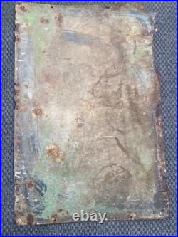 Vintage Board of Trade Labour Exchange Enamel Sign Holloway Road London 36 x 24