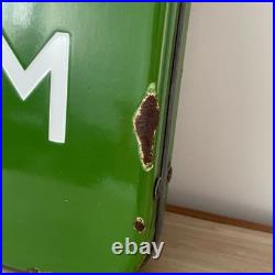 Vintage British Railway Enamel Sign WAY OUT AND LADIES ROOM