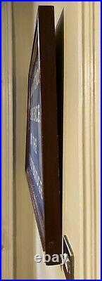 Vintage British Railways Scottish Region Framed Enamel Station Sign Original BR Vintage British Railways Scottish Region Framed Enamel Station Sign Original BR