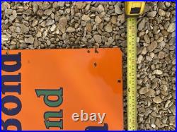 Vintage Brook Bond Tea Enamel Sign Not Petrol Pump Petrol Can Oil Can Advertisin